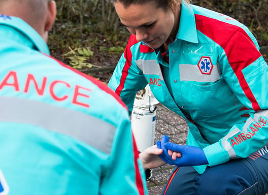 New uniforms of dutch ambulance personnel